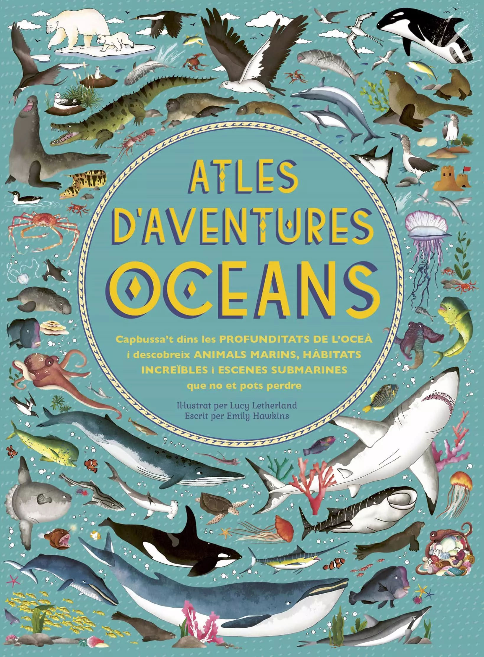 Portada del Libro Atles D Aventures Oceans de Emily Hawkins - 9788417749385
