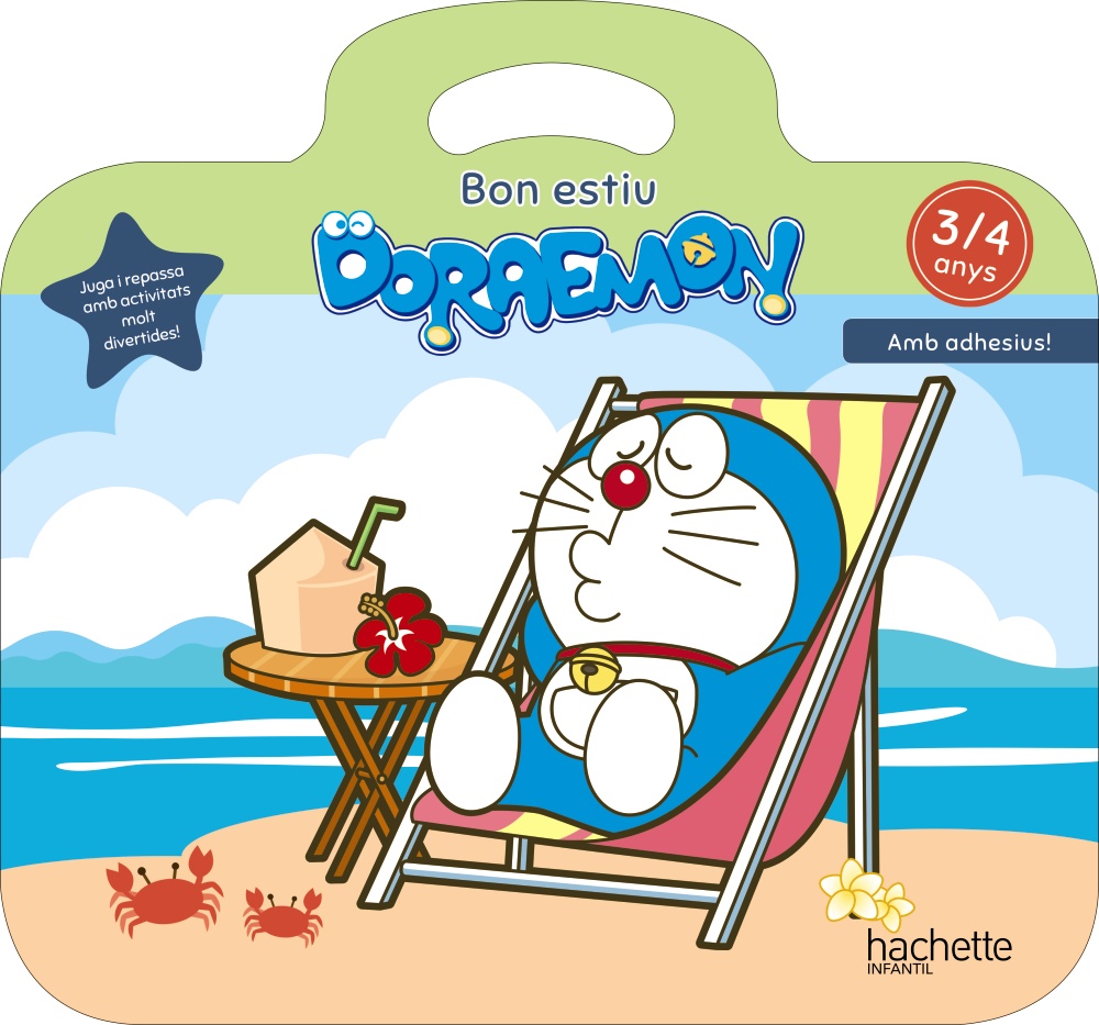 Portada del Libro Bon Estiu Doraemon 3-4 Anys de Emma Rubio Nuñez - 9788417586805