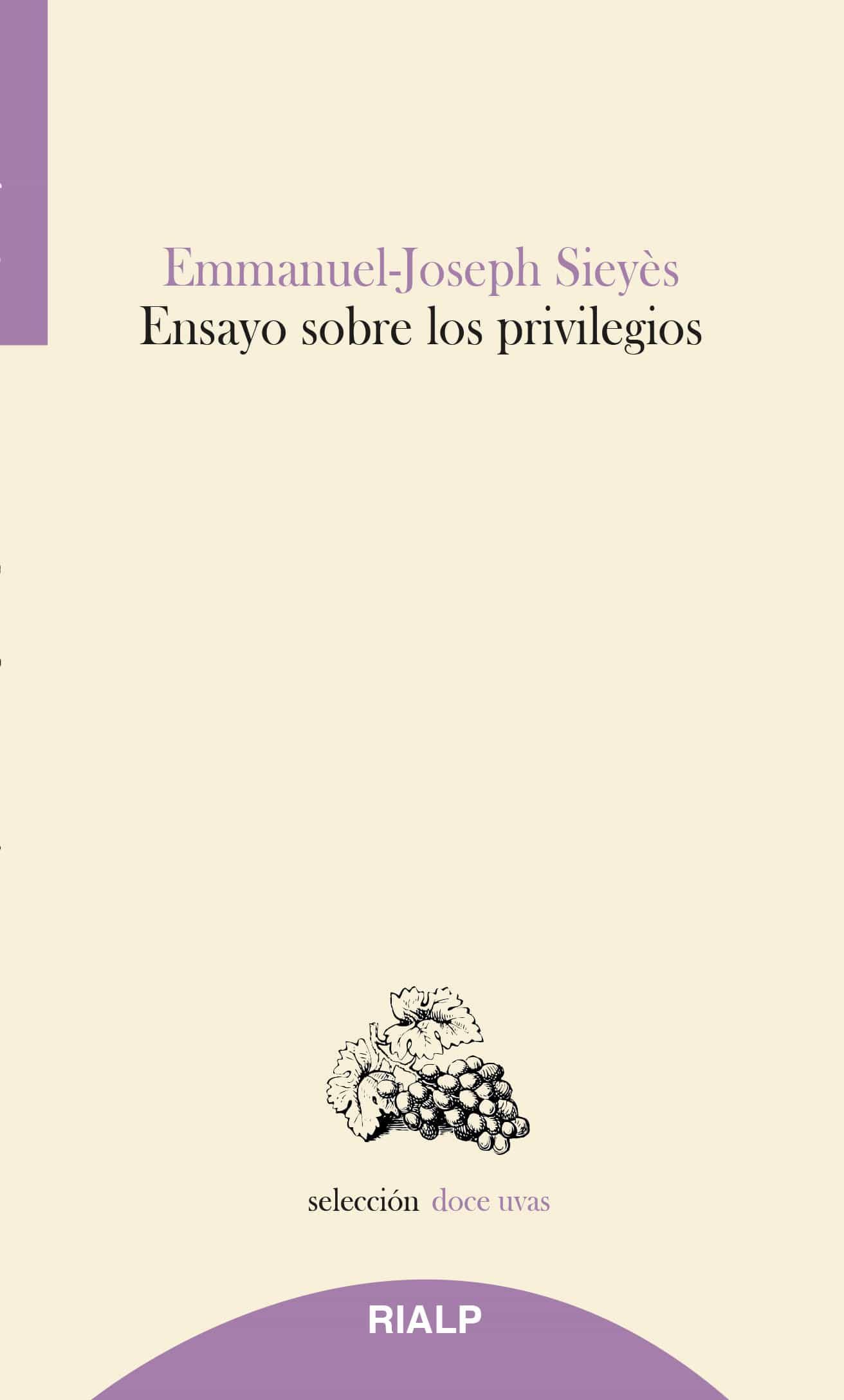 Portada del Libro Ensayo Sobre Los Privilegios de Emmanuel Joseph Sieyes - 9788432152429
