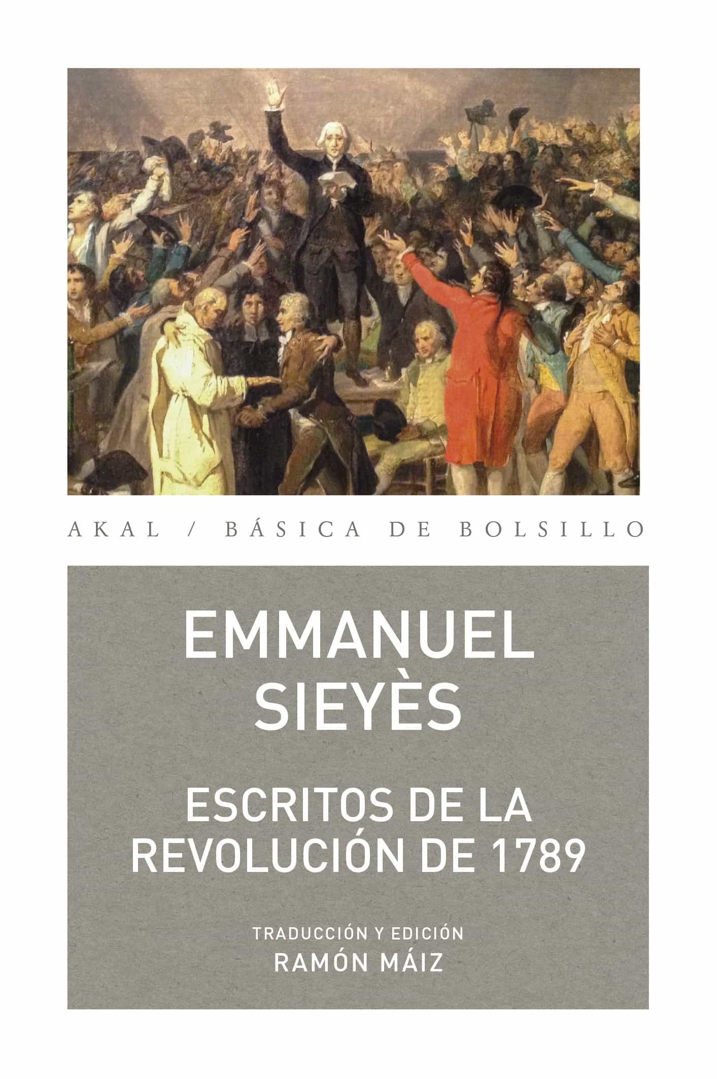 Portada del Libro Escritos De La Revolución De 1789 de Emmanuel Joseph Sieyes - 9788446048428