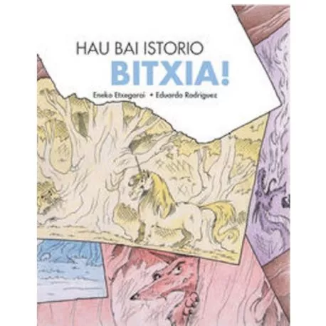 Portada del Libro Hau Bai Istorio Bitxia! de Eneko Etxegarai - 9788417940126
