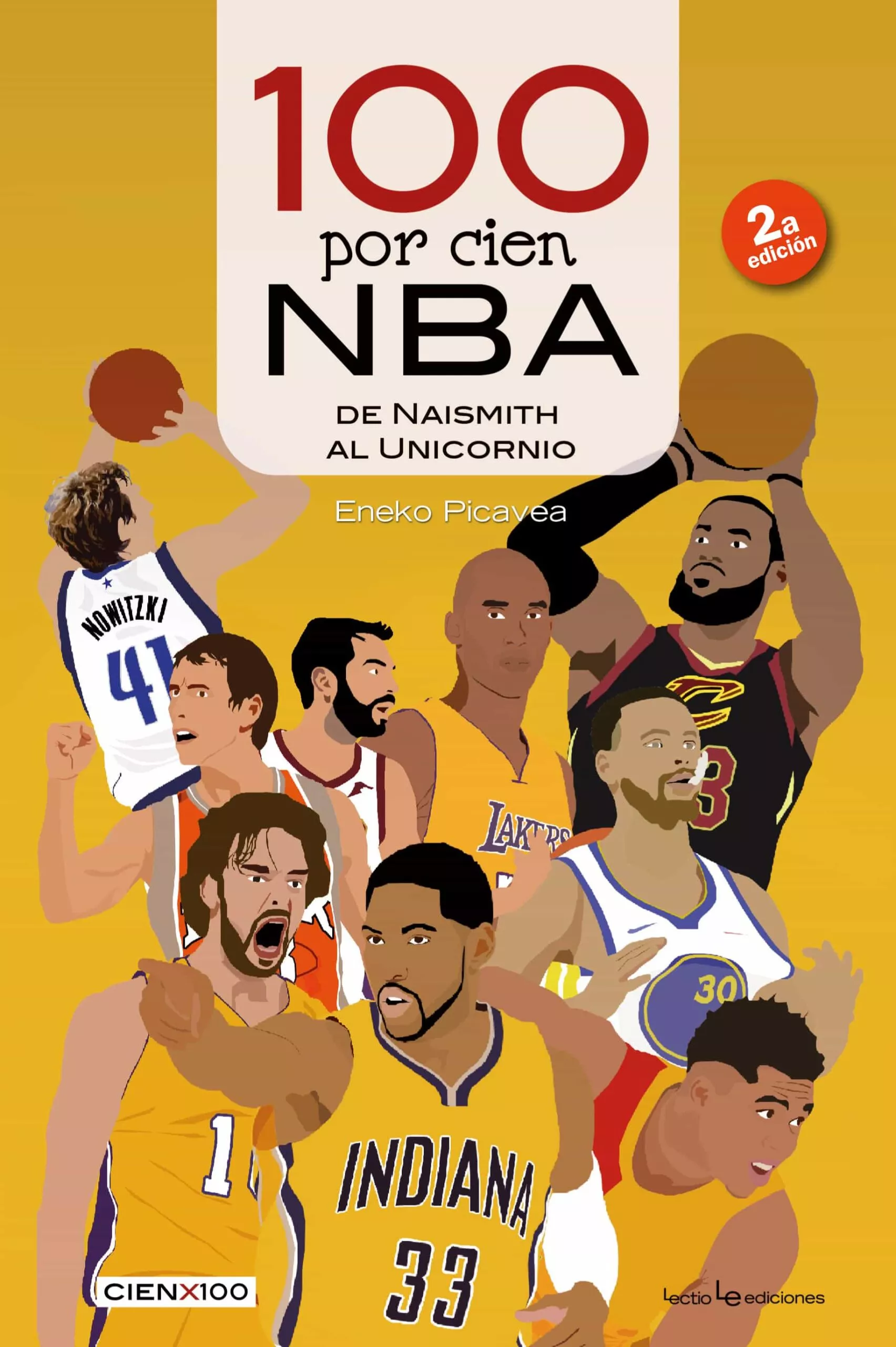 Portada del Libro 100 Por Cien Nba de Eneko Picavea - 9788416918614