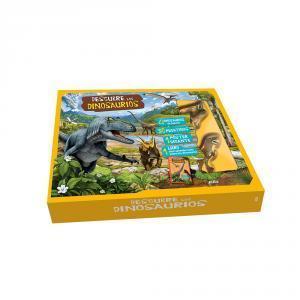Portada del Libro Descubre Los Dinosaurios (Contiene 4 Dinosaurios) de Enmanuelle Ouset - 9782733879863