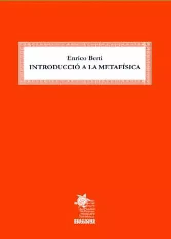Portada del Libro Introducció A La Metafísica de Enrico Berti - 9788412071122
