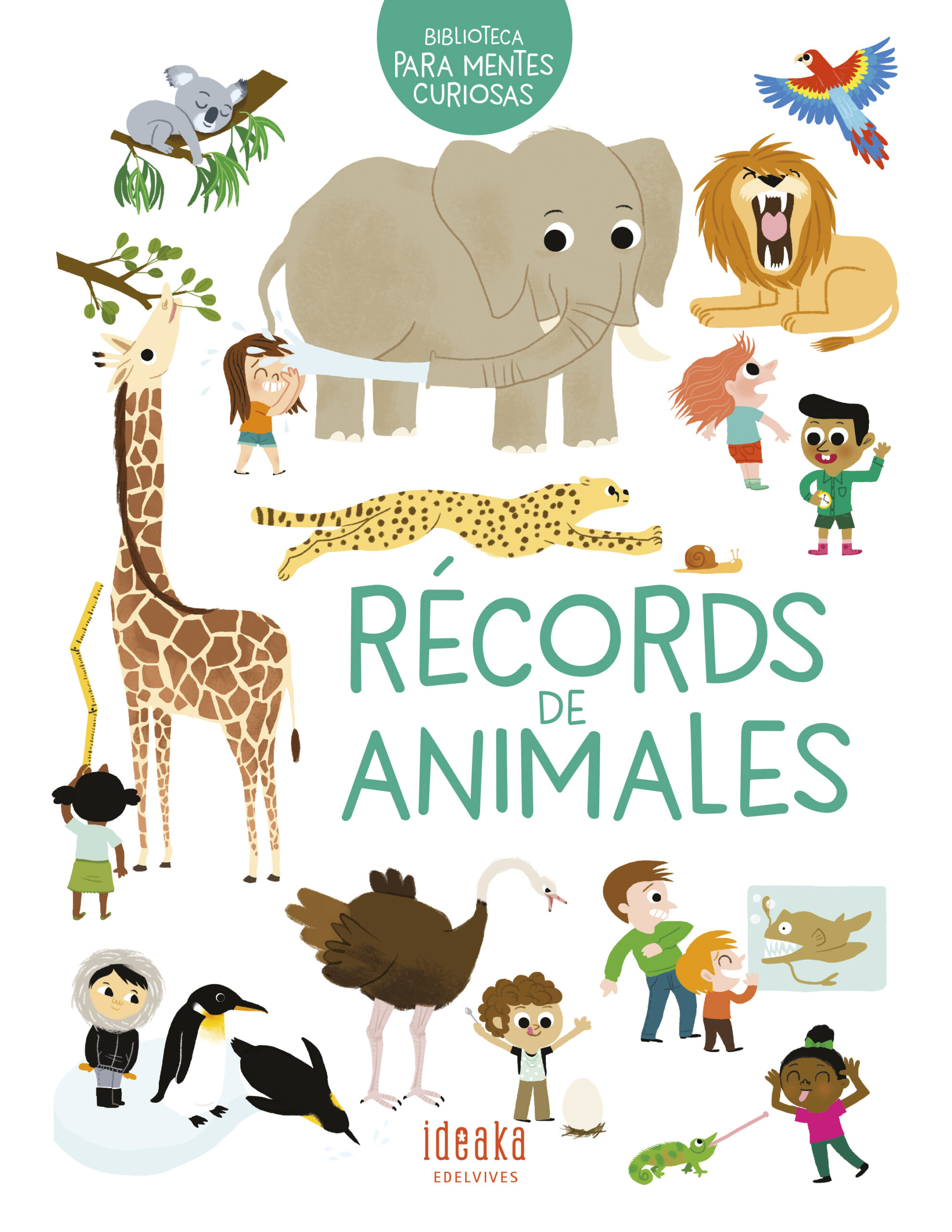 Portada del Libro Records De Animales :Biblioteca Para Mentes Curiosas de Erell Gueguen - 9788414025024