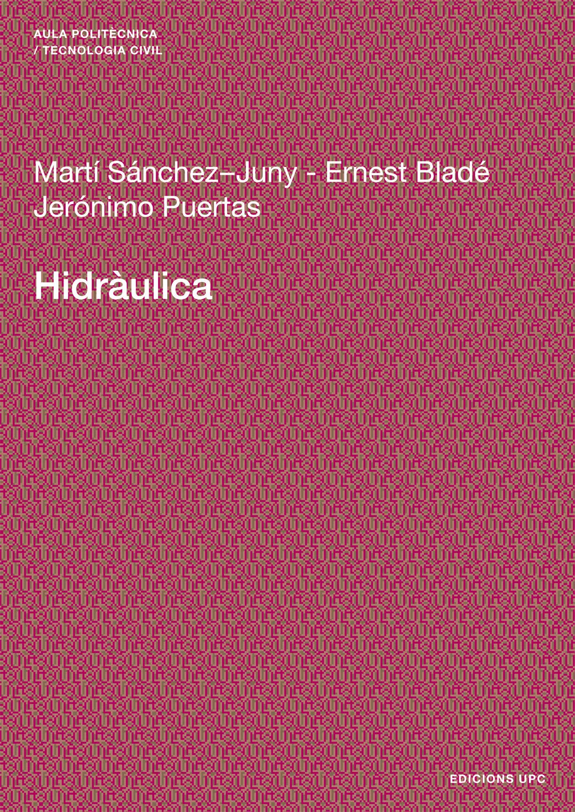 Portada del Libro Hidraulica de Ernest Blade - 9788483018217