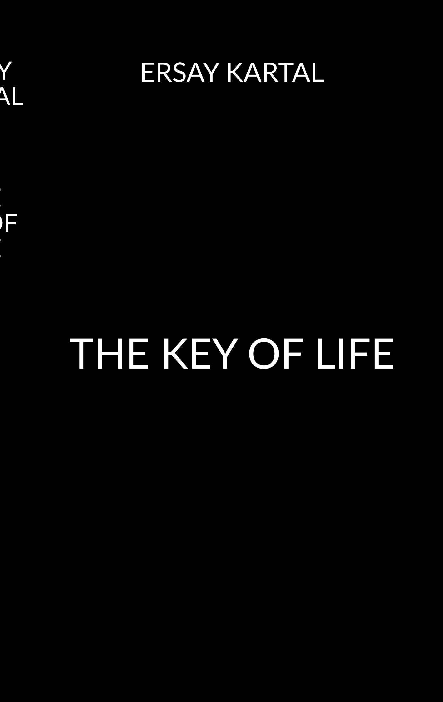 Portada del Libro The Key Of Life de Ersay Kartal - 9783752848274