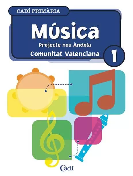Portada del Libro Musica 1 : Proyecto Andola (Educacio Primaria) de Esther Lomas Garcia - 9788447405961
