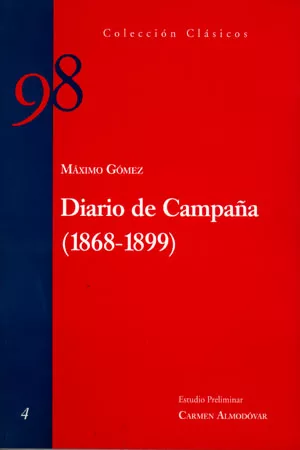Portada del Libro Diario De Campaña: 1868-1899 (Clasicos Del 98) de Estud. Prel. De Carmen Almodovar - 9788483170625
