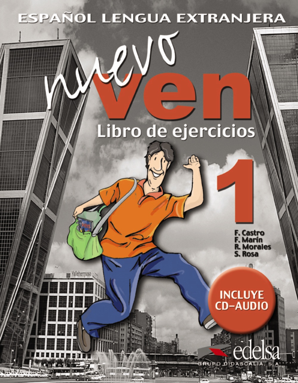 Portada del Libro Español Lengua Extranjera: Nuevo Ven Libro De Ejercicios 1 Incluye Cd de F. Marin - 9788477118411