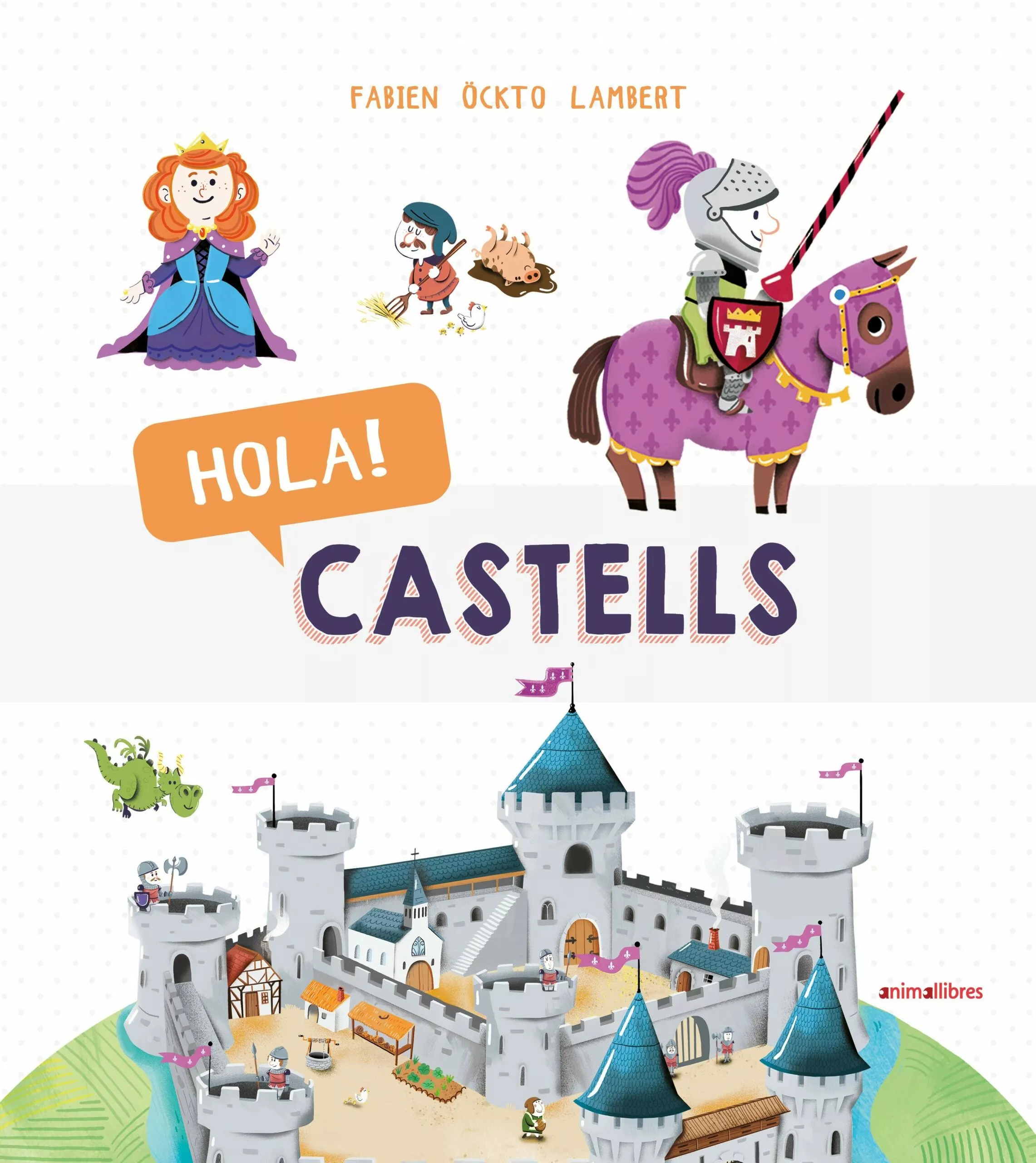 Portada del Libro Hola! Castells (Cat) de Fabien Ockto Lambert - 9788417599270