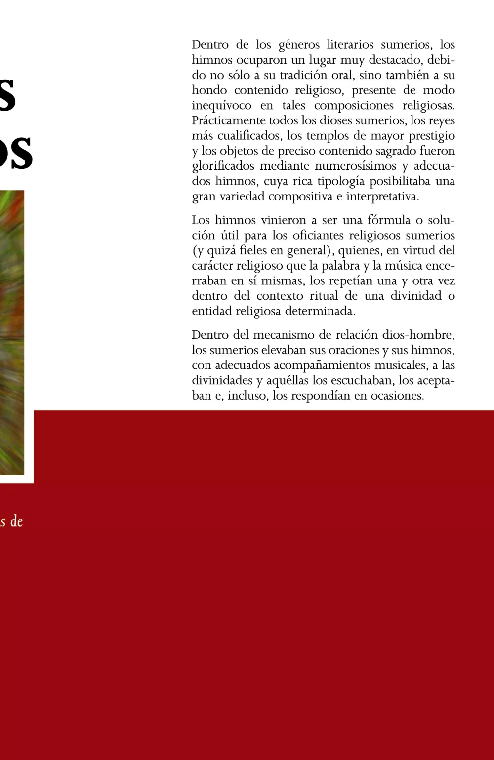 Portada del Libro Himnos Sumerios de Federico Lara Peinado - 9788430944217