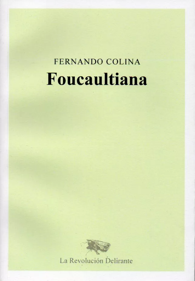 Portada del Libro Foucaultiana de Fernando Colina - 9788409154180