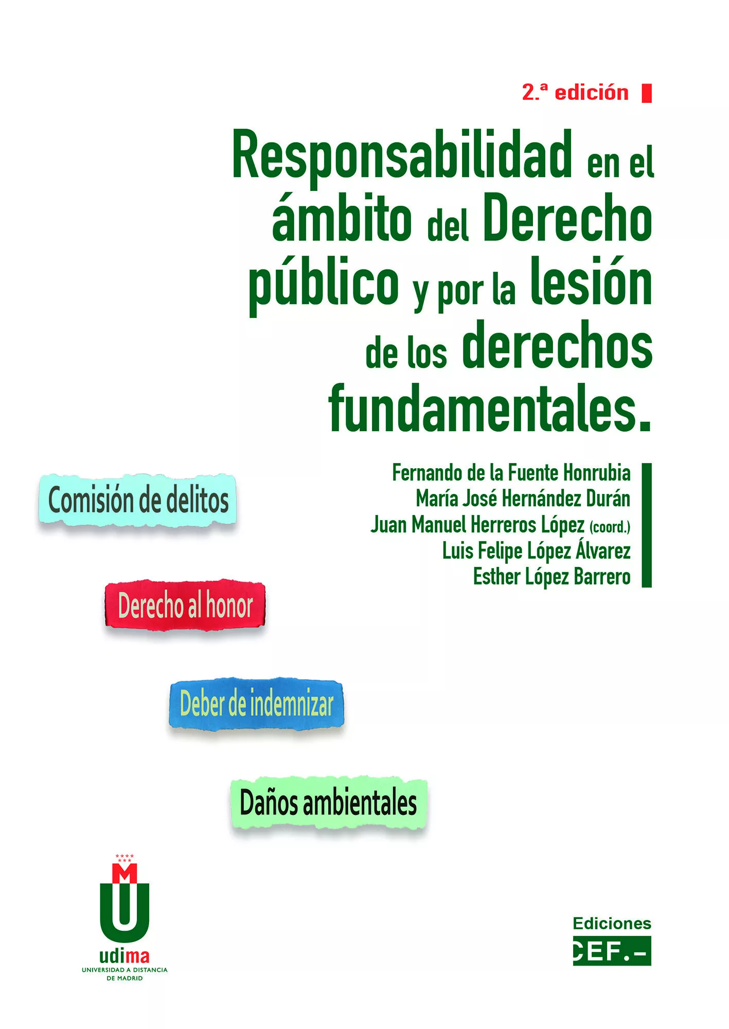 Portada del Libro Responsabilidad En El Ámbito Del Derecho Público Y Por La Lesión De Lo de Fernando De La Fuente Honrubia - 9788445439531