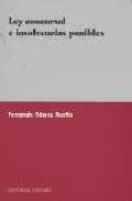 Portada del Libro Ley Concursal E Insolvencias Punibles de Fernando Gomez Martin - 9788484449140
