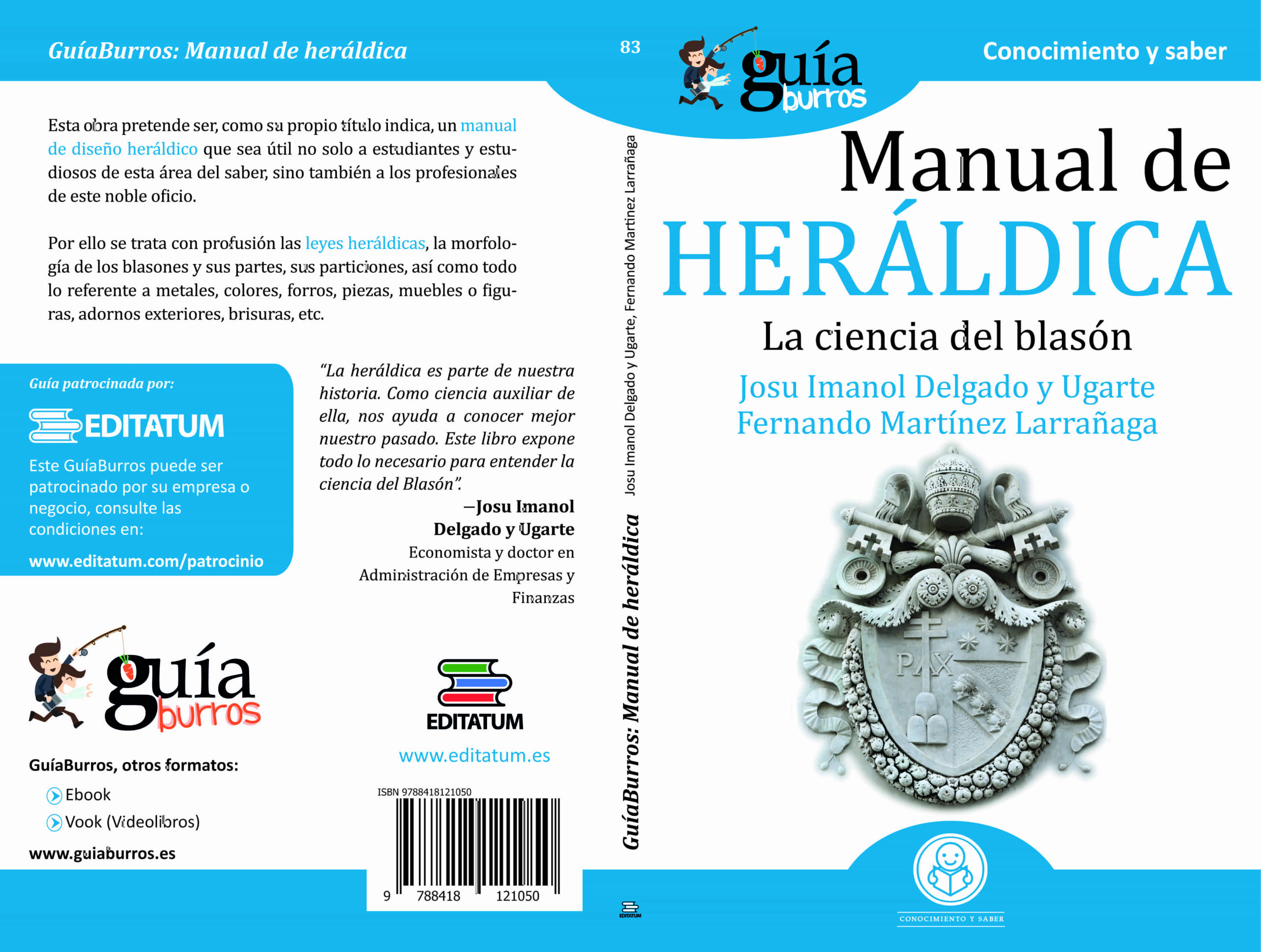 Portada del Libro Manual De Heráldica de Fernando Martinez - 9788418121050