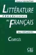 Portada del Libro Litteratura Progressive Du Français (Niveau Intermediare) de Ferroudja Allouache - 9782090337570