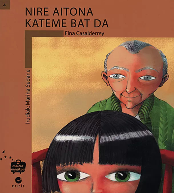 Portada del Libro Nire Aitona Kateme Bat Da de Fina Casalderrey - 9788497462280