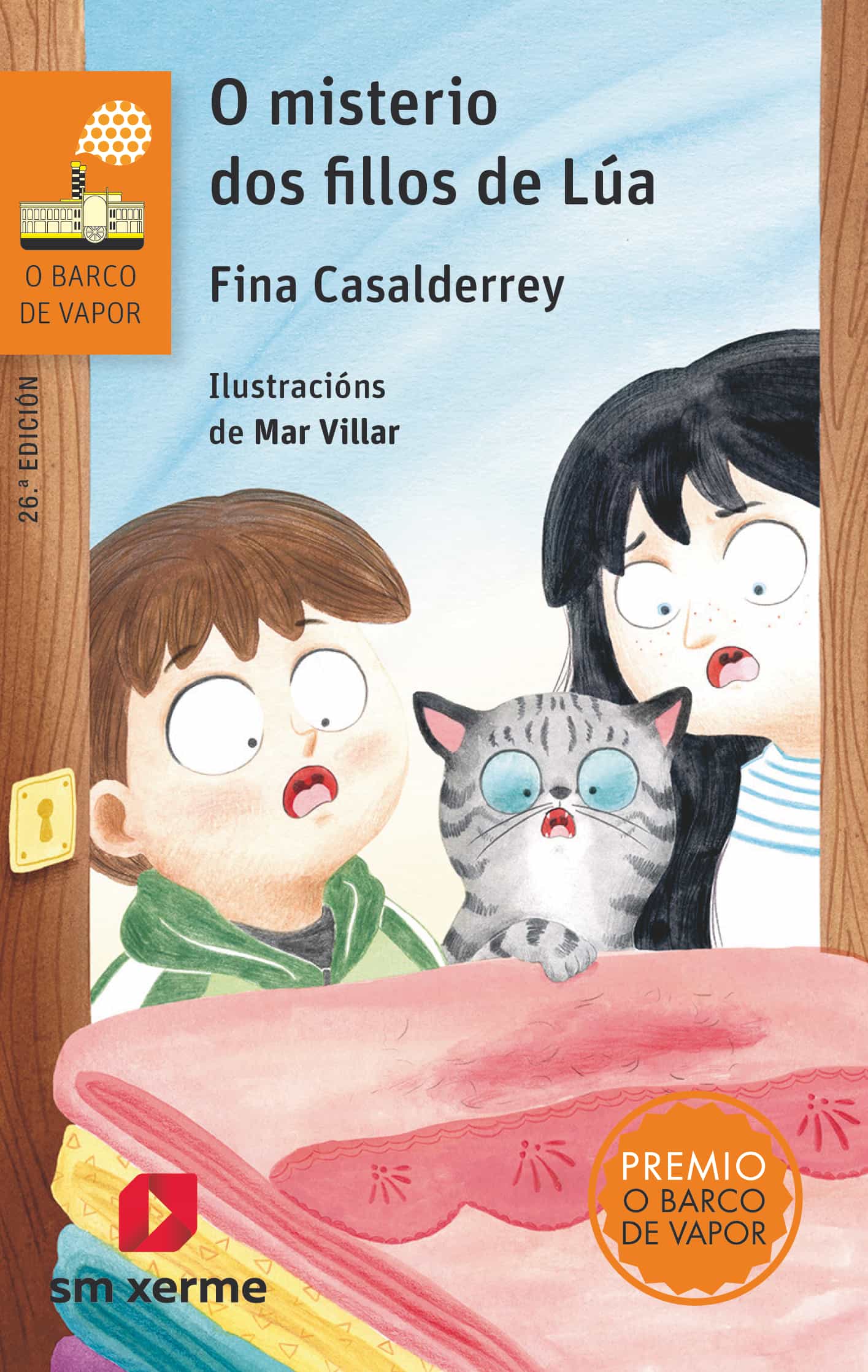 Portada del Libro O Misterio Dos Fillos De Lúa de Fina Casalderrey - 9788498547450