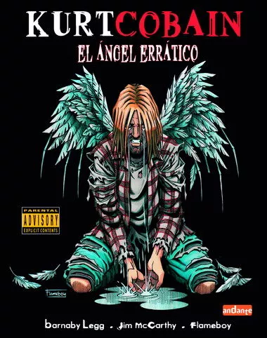 Portada del Libro Kurt Cobain El Angel Erratico de Flameboy - 9788493423025