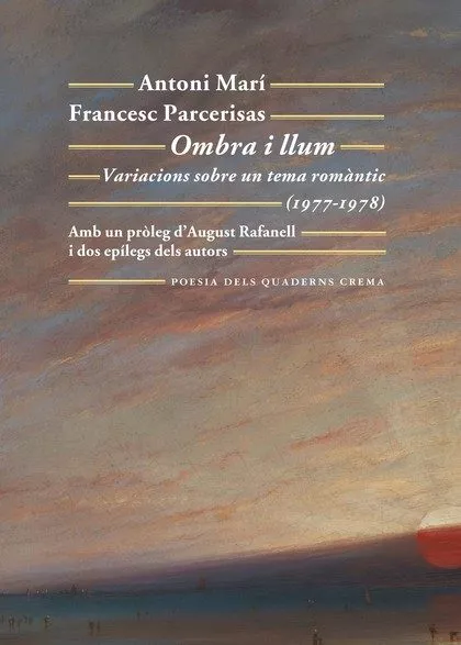 Portada del Libro Ombra I Llum de Francesc Parcerisas Vazquez - 9788477276166
