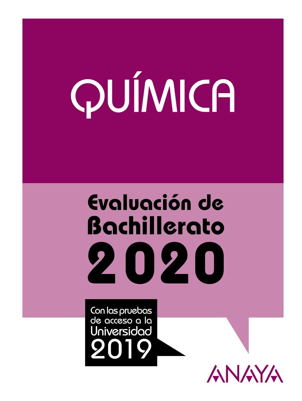 Portada del Libro Quimica: Evaluacion De Bachillerato 2020 - Prueba Acceso Universidad de Francisca Ester Fernandez Feal - 9788469873212