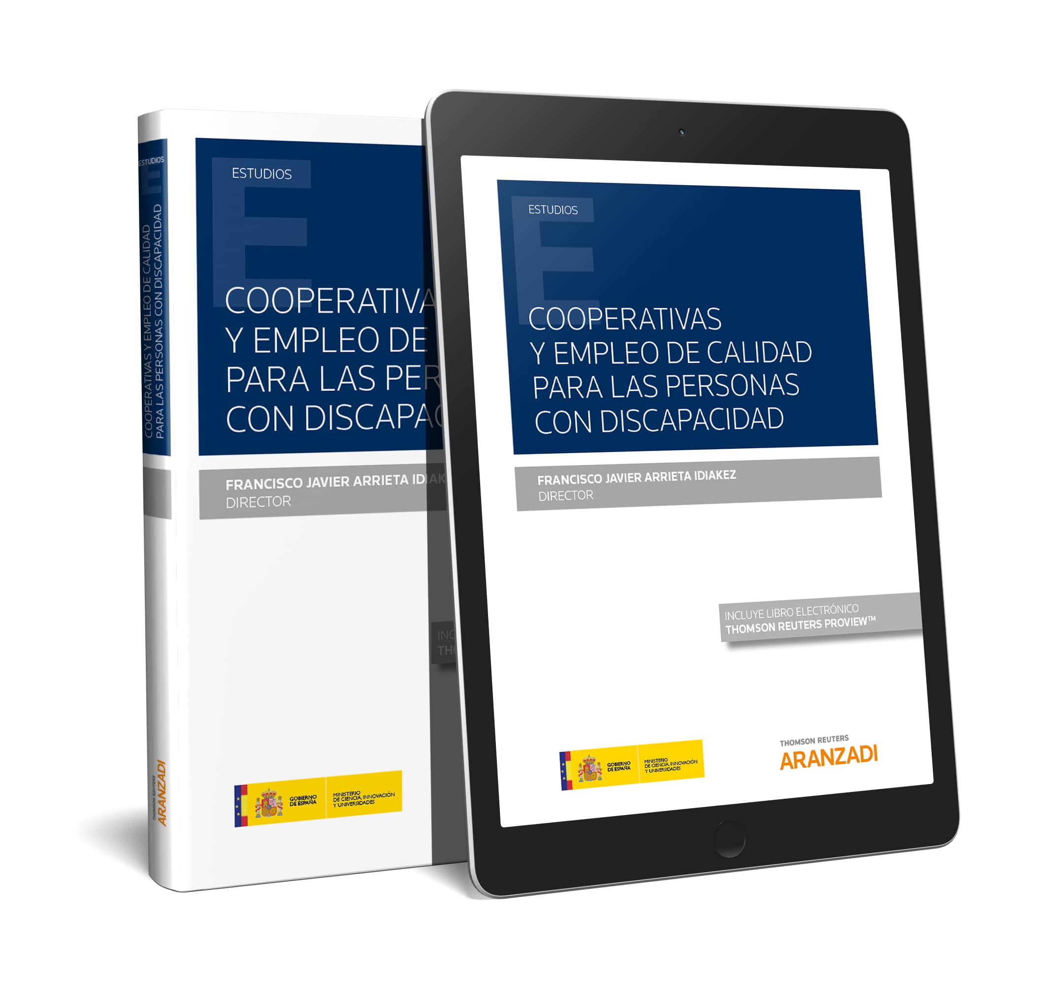 Portada del Libro Cooperativas Y Empleo De Calidad Para Las Personas Con Discapacidad de Francisco Javier Arrieta Idiakez - 9788413087627