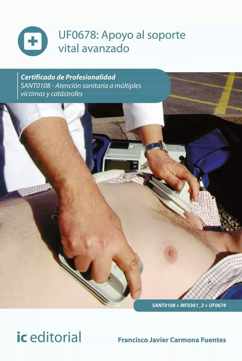 Portada del Libro (I.B.D.) Sant0108 Apoyo Al Soporte Vital Avanzado. Atencion Sanit Aria de Francisco Javier Carmona Fuentes - 9788491986652