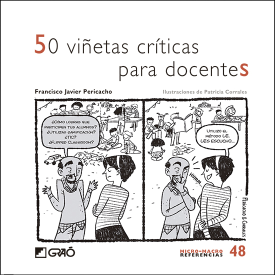 Portada del Libro 50 Viñetas Criticas Para Docentes de Francisco Javier Pericacho - 9788418058127
