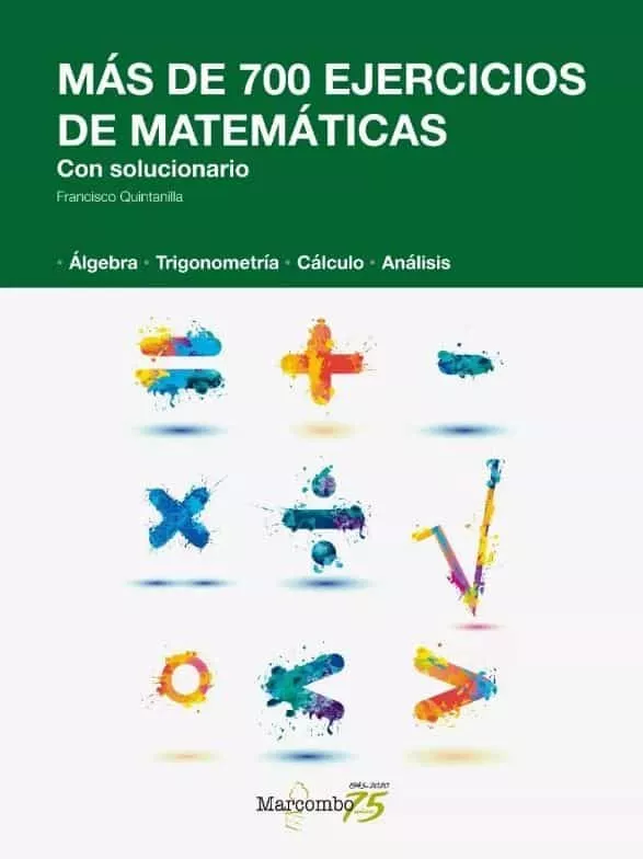 Portada del Libro Mas De 700 Ejercicios De Matematicas: Con Solucionario de Francisco Quintanilla - 9788426726155