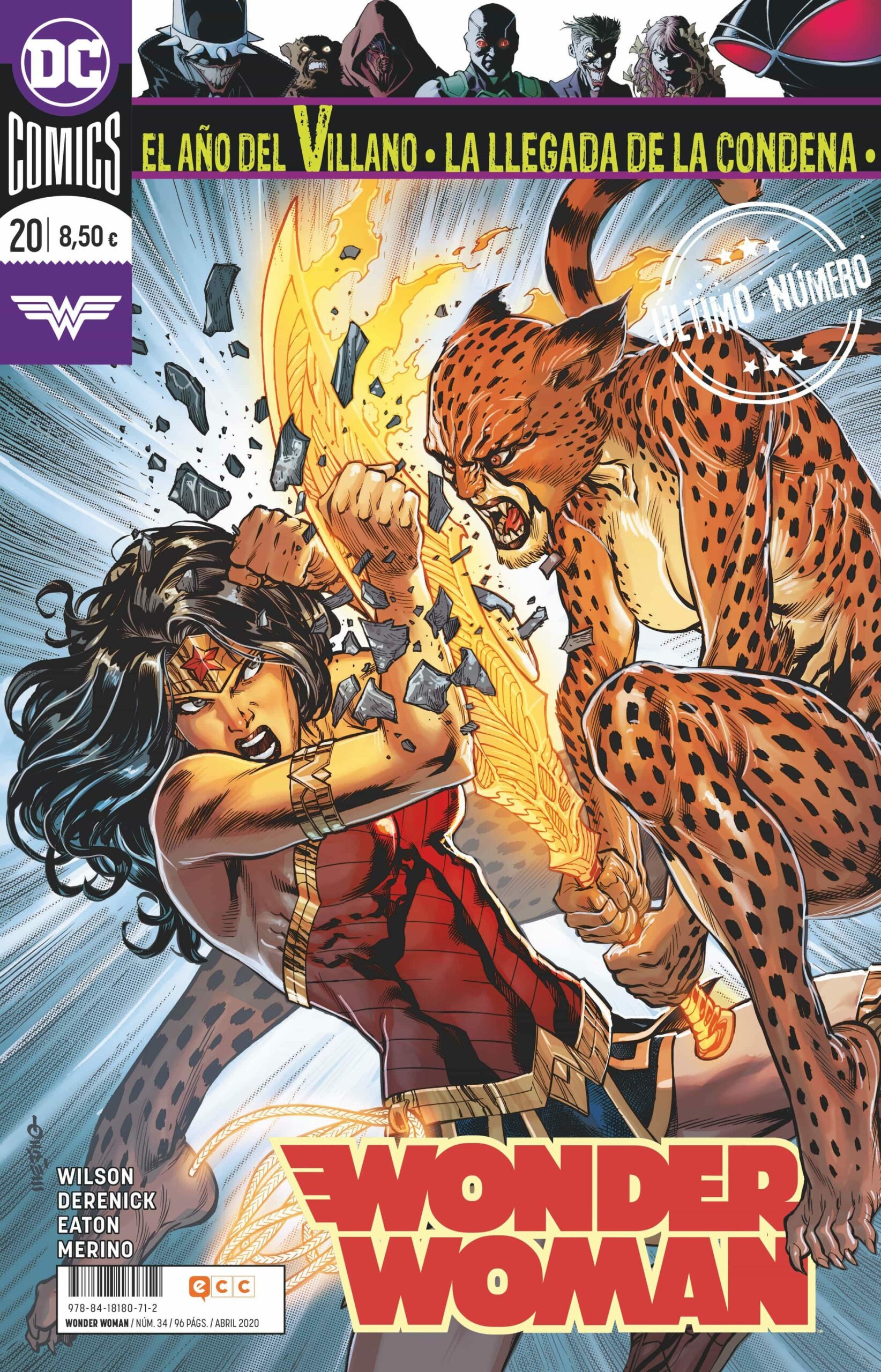 Portada del Libro Wonder Woman Nº 34/20 de G. Willow Wilson - 9788418180712