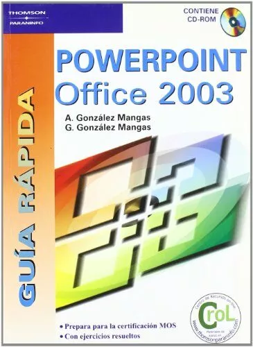 Portada del Libro Powerpoint Office 2003 (Incluye Cd-Rom) de Gaspar Gonzalez Mangas - 9788428328791