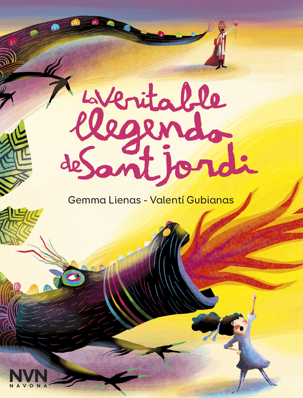 Portada del Libro La Veritable Llegenda De Sant Jordi de Gemma Lienas - 9788417978600