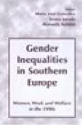 Portada del Libro Gender Inequalities In Southern Europe: Women Work And Welfare I N The de - 9780714650289