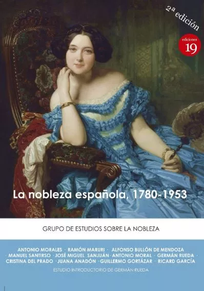 Portada del Libro Nobleza Española 1780-1953 La (2ªedicion 2019) de German. (Ed.) Rueda - 9788417280499