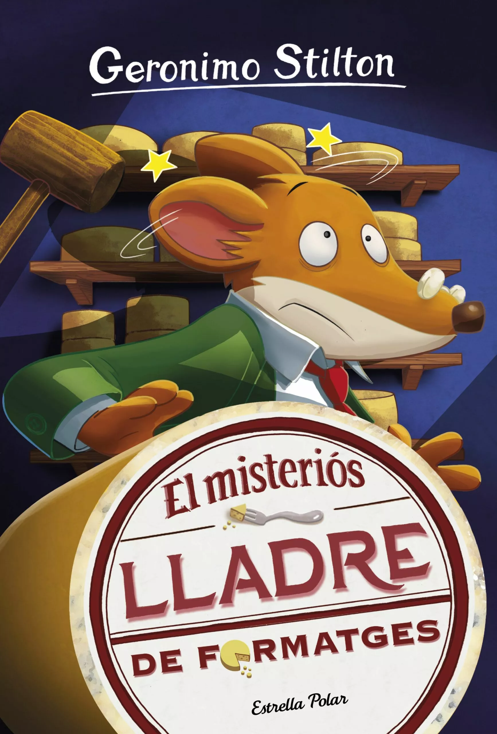 Portada del Libro El Misteriós Lladre De Formatges de Geronimo Stilton - 9788418134135