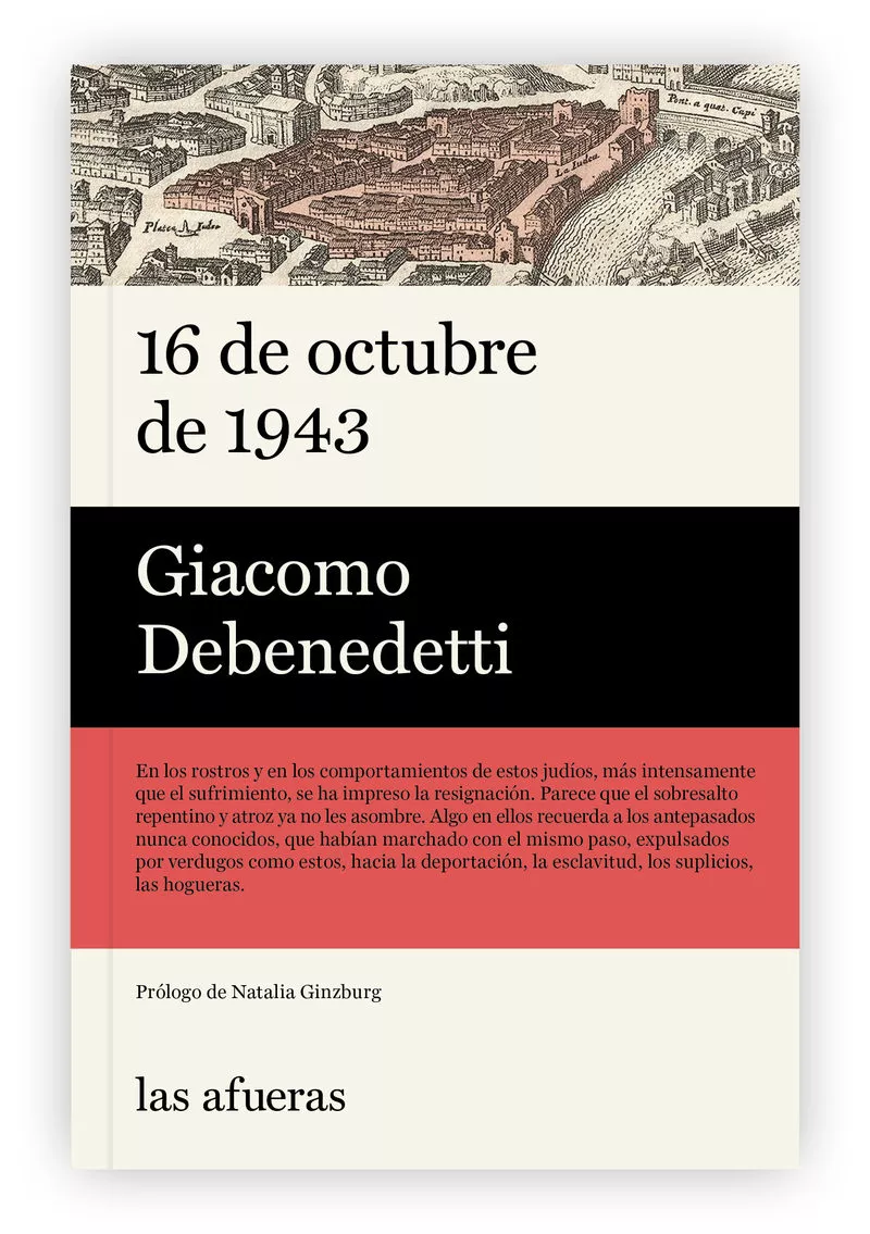 Portada del Libro 16 De Octubre De 1943 de Giacomo Debenedetti - 9788494983764