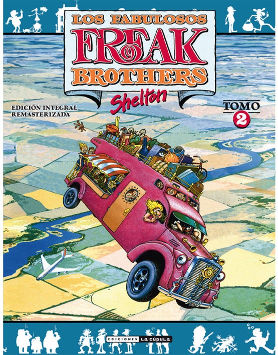 Portada del Libro Freak Brothers Integral 2 de Gilbert Shelton - 9788417442590