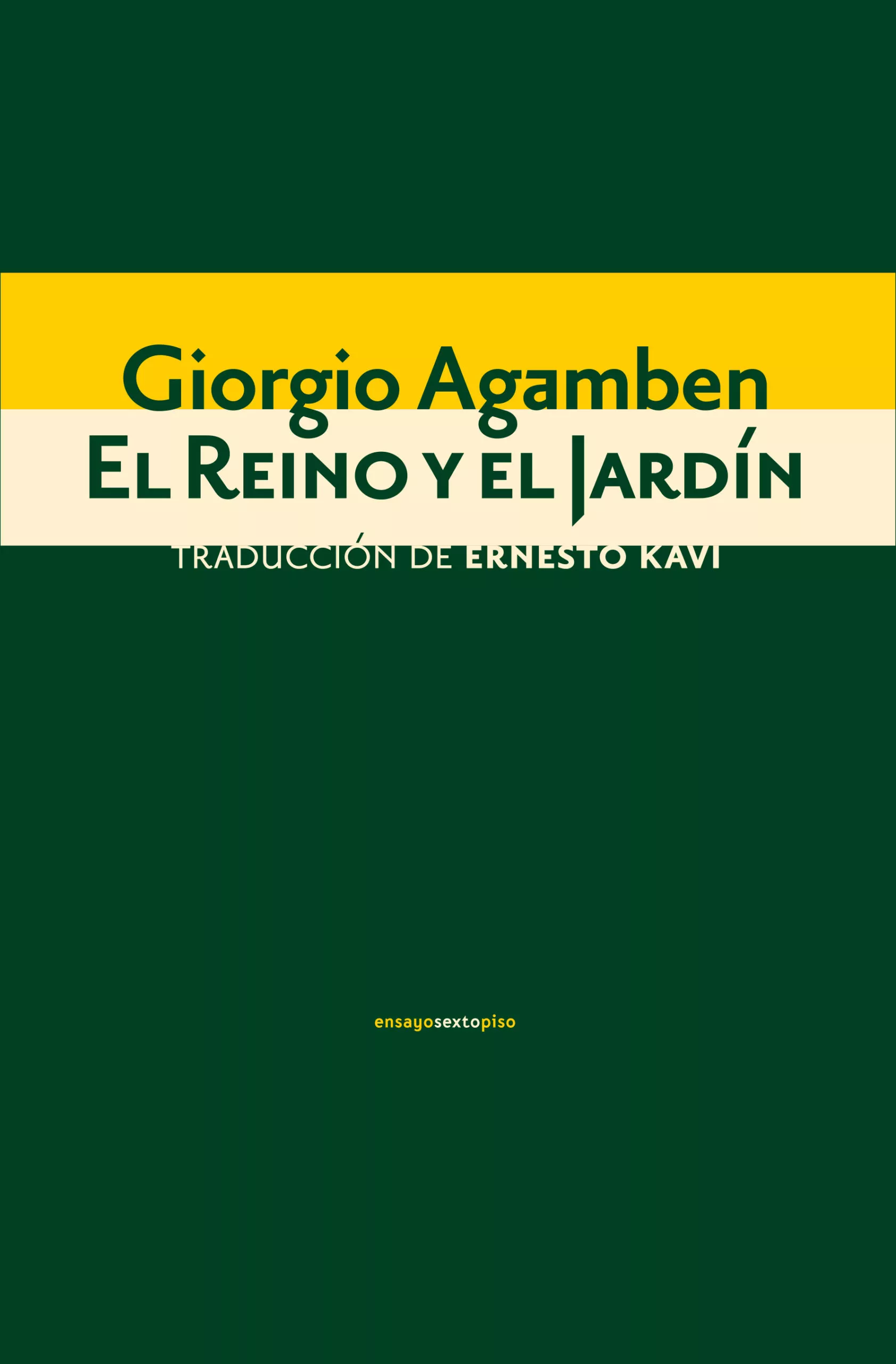 Portada del Libro El Reino Y El Jardin de Giorgio Agamben - 9788416677429