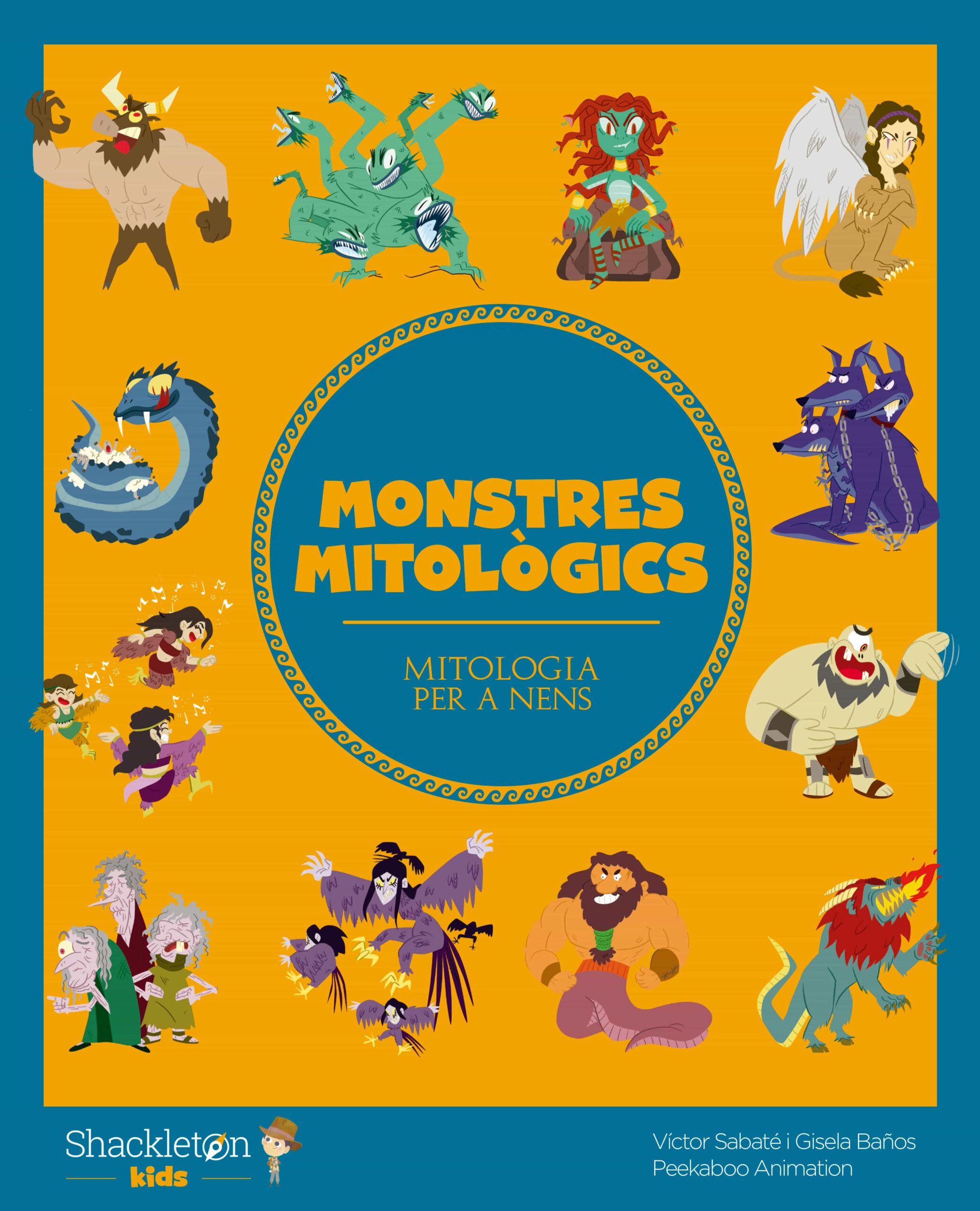 Portada del Libro Monstres Mitologics de Gisela Baños - 9788418139116