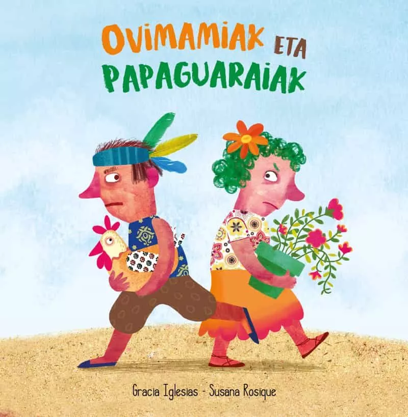 Portada del Libro Ovimamiak Eta Papaguaraiak de Gracia Iglesias - 9788427144576