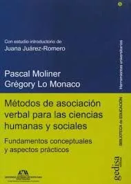Portada del Libro Metodos De Asociacion Verbal Para Las Ciencias Humanas Y Sociales : Fu de Gregory Lo Monaco - 9788417690588