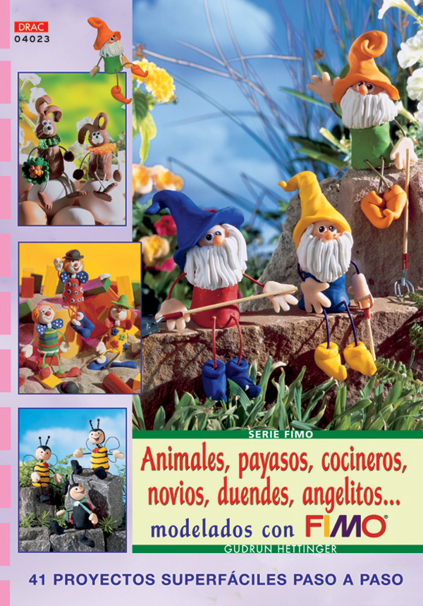 Portada del Libro Animales Payasos Cocineros Novios Duendes Angelitos de Grudun Hettinger - 9788496777309