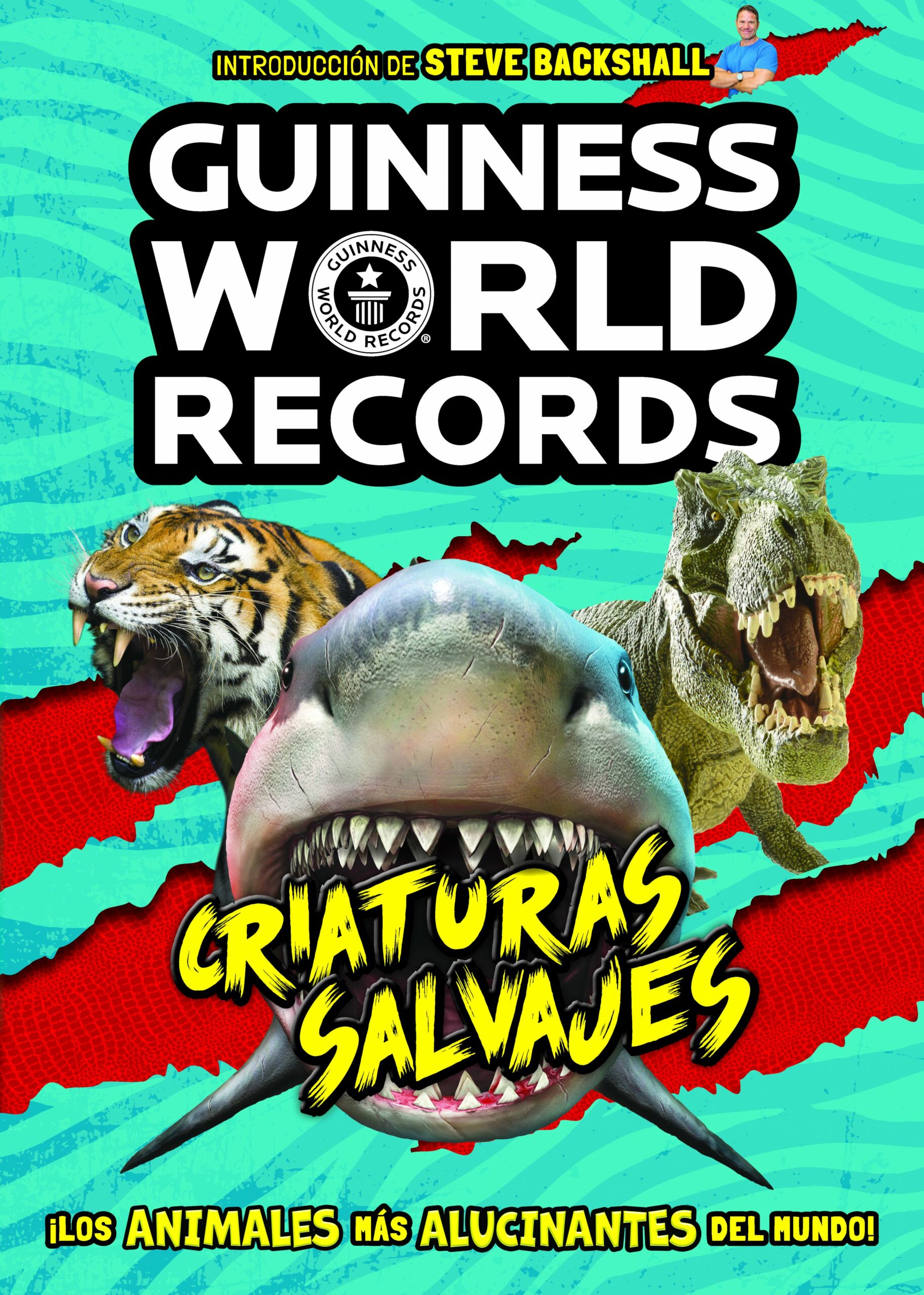Portada del Libro Guinness World Records. Criaturas Salvajes de Guinness World Records - 9788408225584