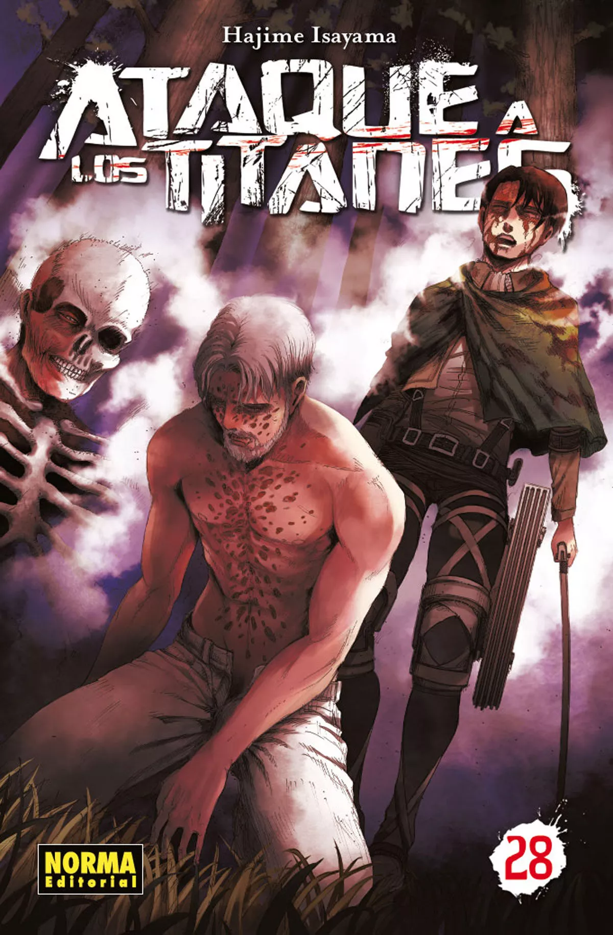 Portada del Libro Ataque A Los Titanes 28 de Hajime Isayama - 9788467939231