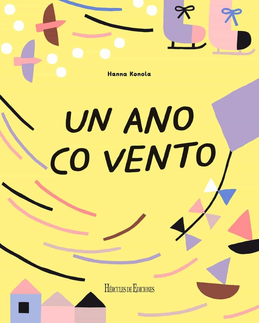 Portada del Libro Un Ano Co Vento de Hanna Konola - 9788412097443