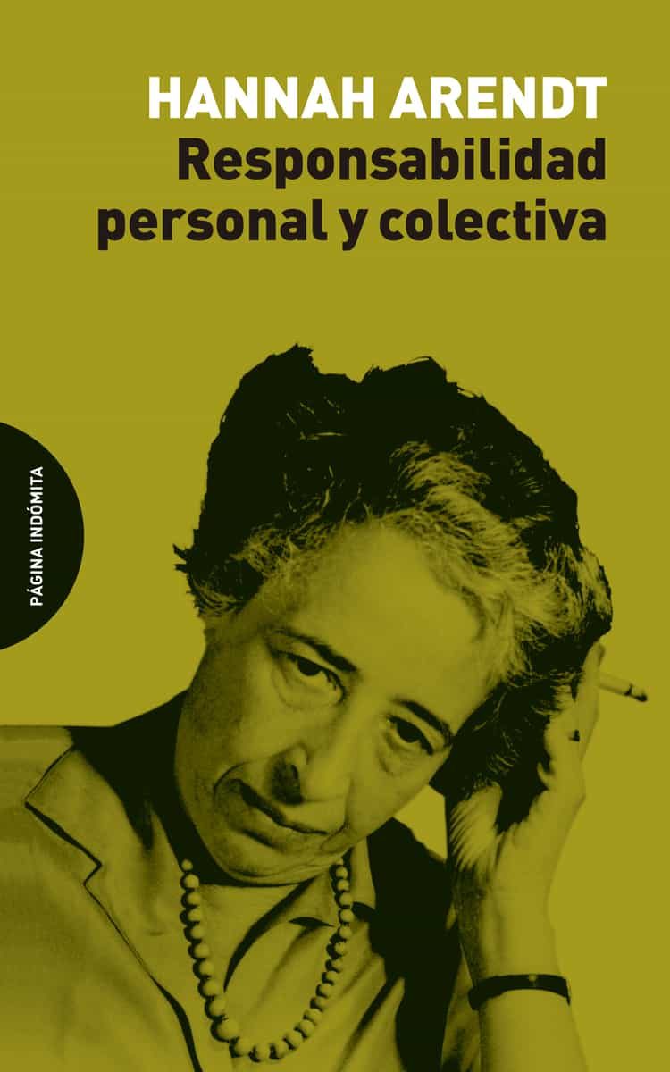 Portada del Libro Responsabilidad Personal Y Colectiva de Hannah Arendt - 9788494999284