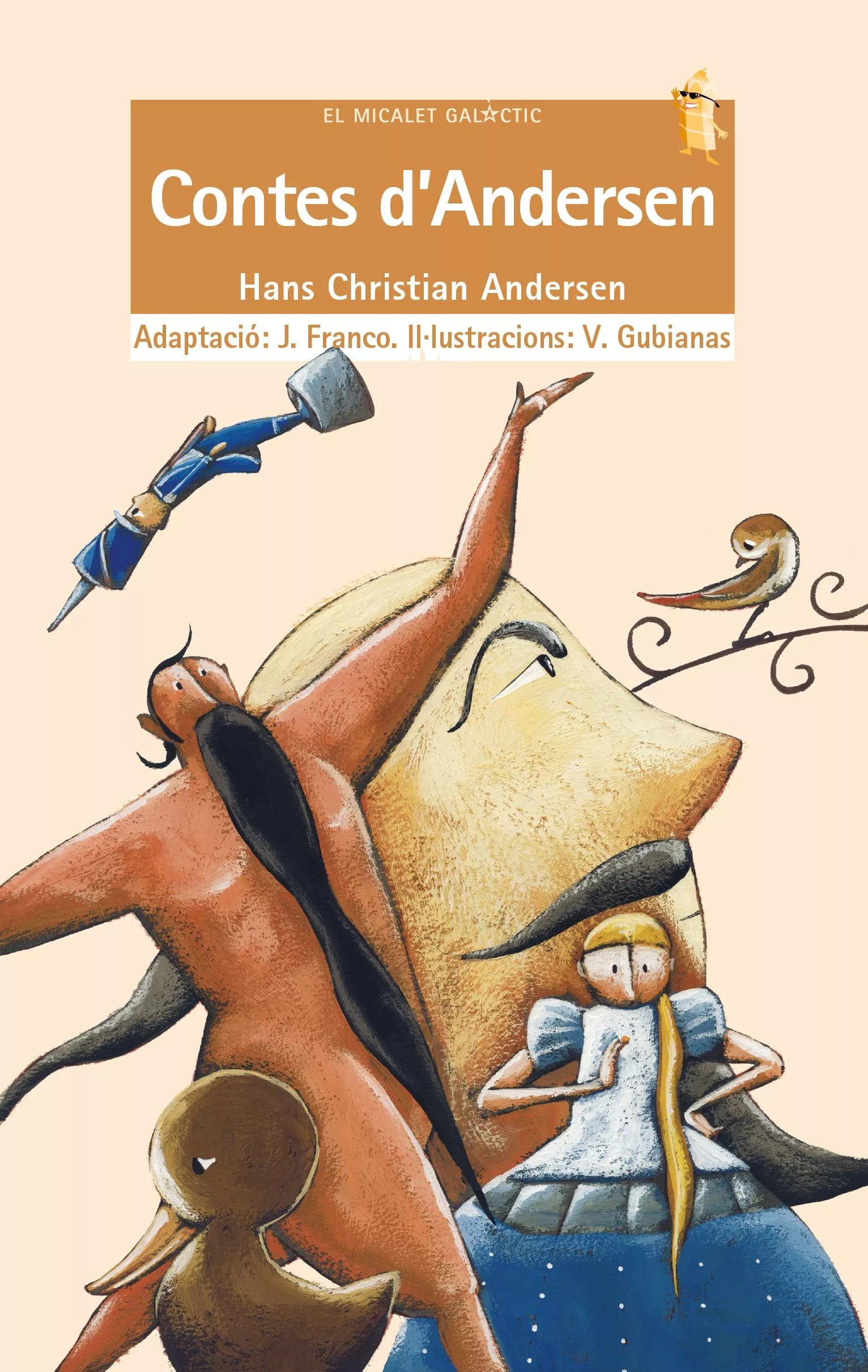 Portada del Libro Contes Dandersen de Hans Christian Andersen - 9788476600382