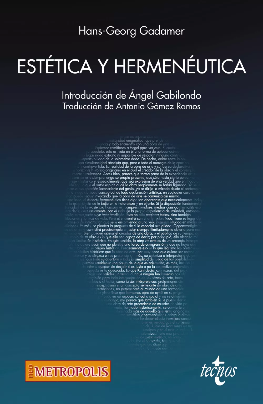 Portada del Libro Estetica Y Hermeneutica (4ª Ed.) de Hans Georg Gadamer - 9788430974245