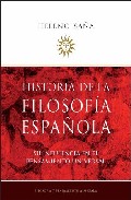 Portada del Libro Historia De La Filosofia Española de Heleno Saña - 9788496710986